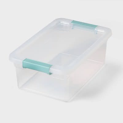 Brightroom Storage Bin With Latches 15 Qt