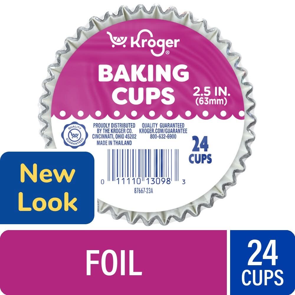 Kroger Foil Baking Cups, 2.5 in (24 ct)