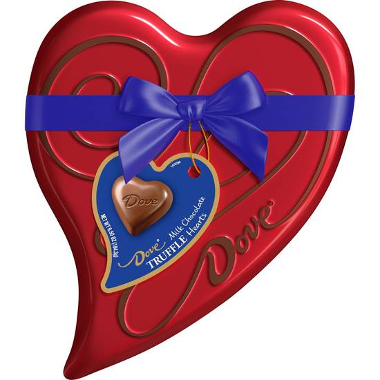 Order DOVE TRUFFLES Valentine's Day Milk Chocolate Candy Heart Gift Box, 6.5 oz 18-Piece food online from CVS store, Providence County on bringmethat.com