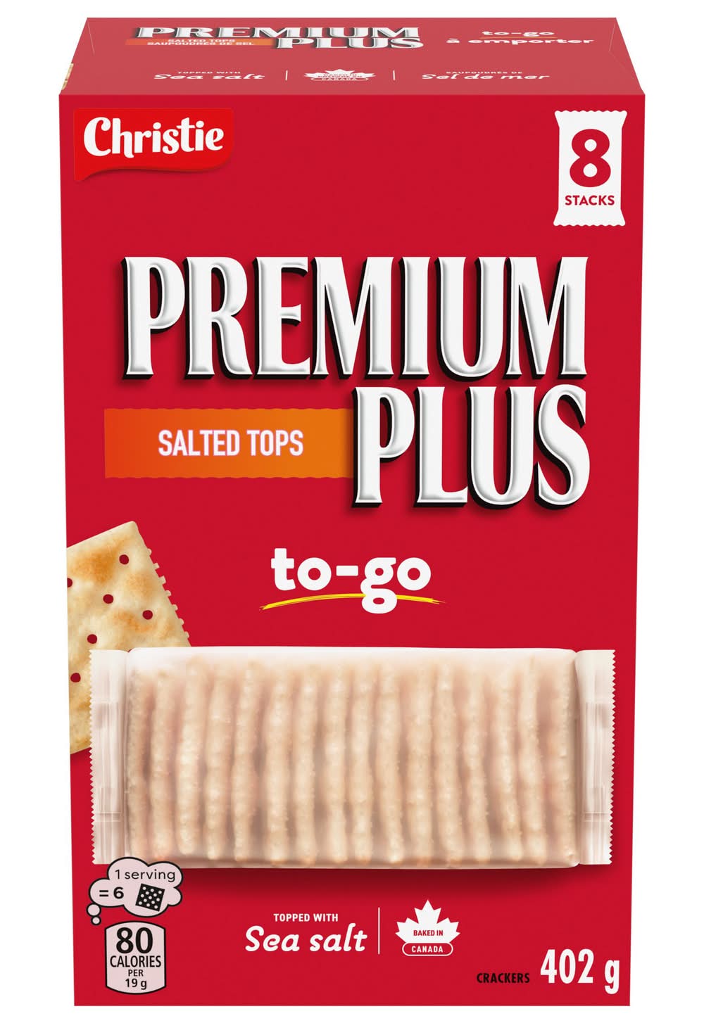 Premium Plus To Go Crackers, Sea Salt (8 x 50.25 g)