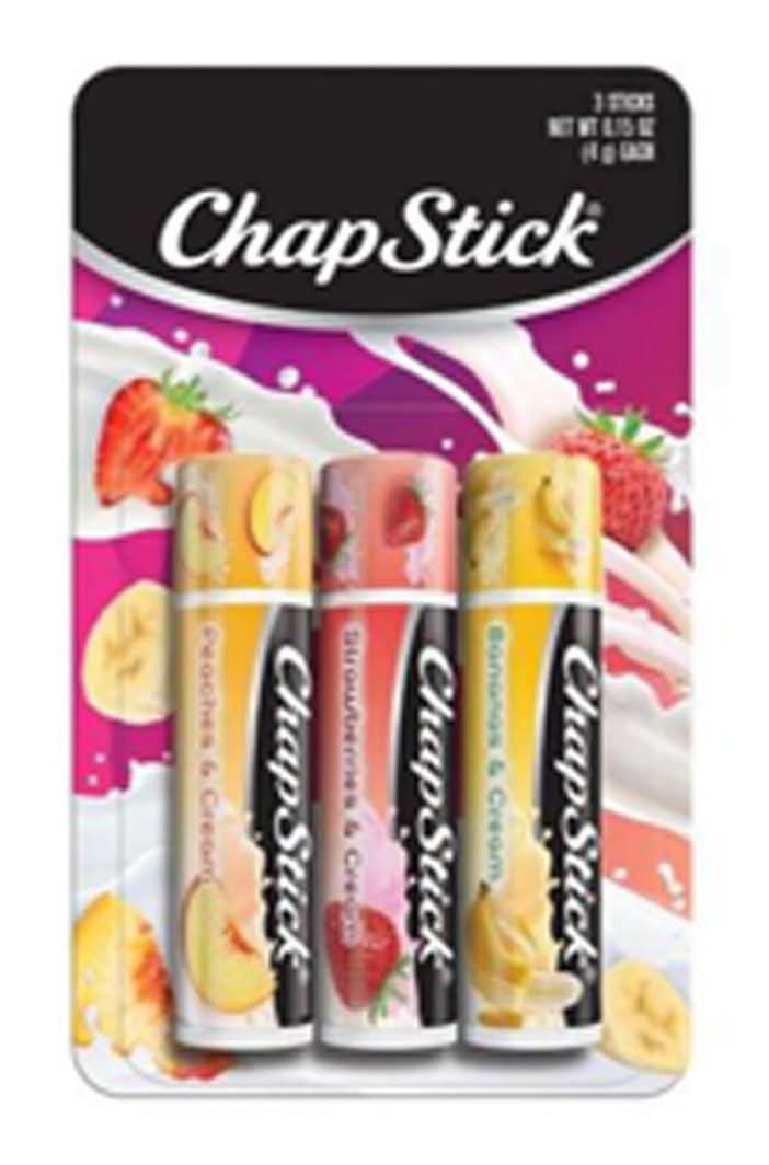 ChapStick Fruit & Cream Lip Balm, Assorted (0.15 oz, 3 ct)