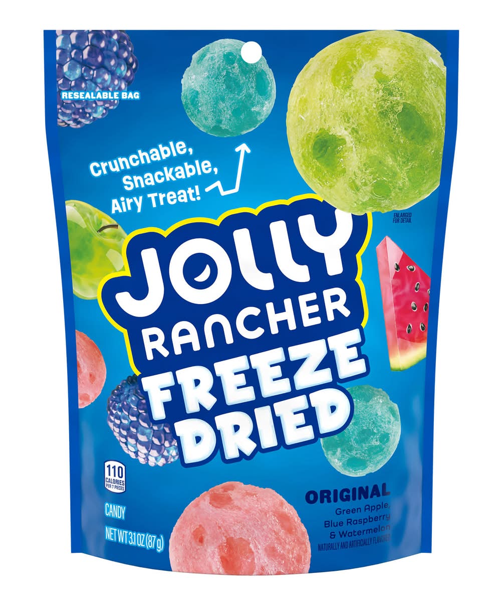 Jolly Rancher Freeze Dried Original Candy Bag, Assorted (3.1 oz)
