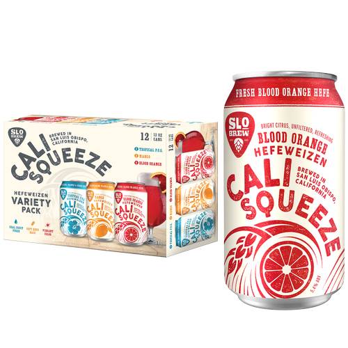 SLO Brew Cali-Squeeze Variety 12pk 12oz Can 5.6% ABV