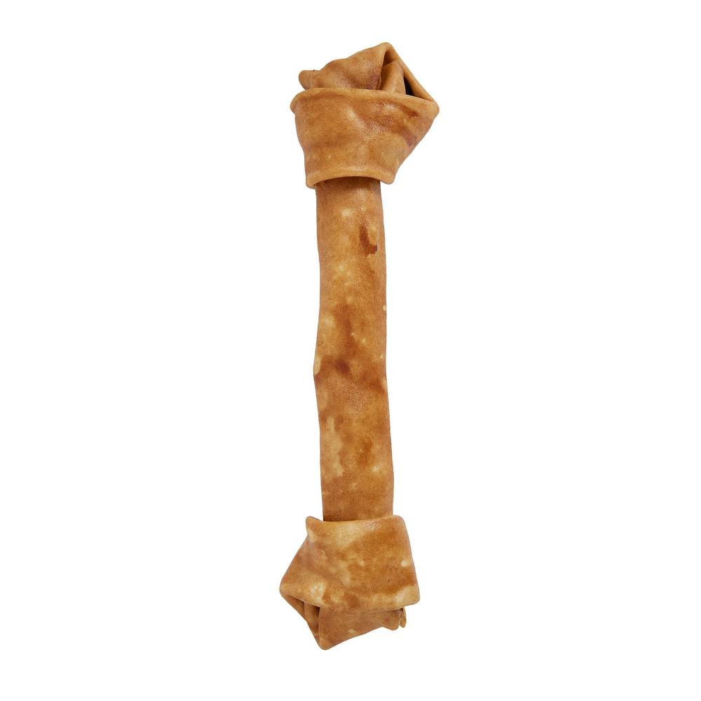 Dentley's Rawhide Bones Dog Chew (14 inch/peanut butter)