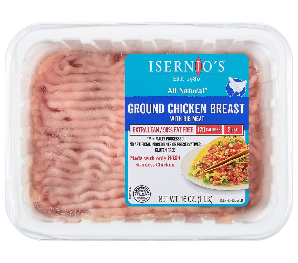 Isernio's Ground Chicken Breast (16 oz)