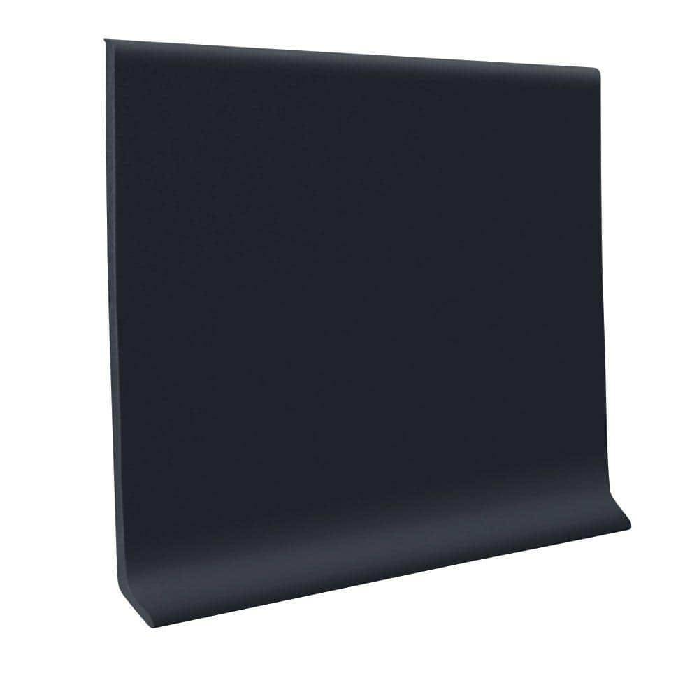 Roppe Black 4 In. X 48 In. X 1/8 In. Rubber Wall Cove Base.