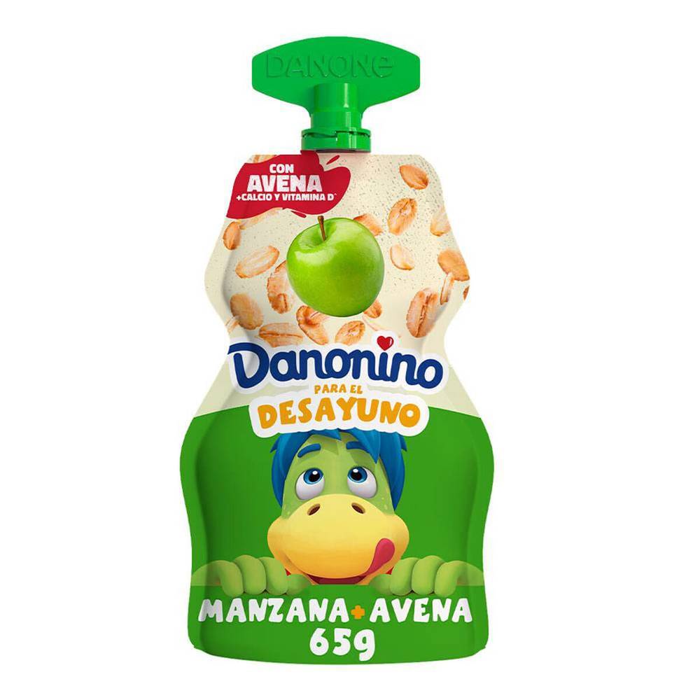 Danonino queso petit suisse manzana avena (doypack 70 g)