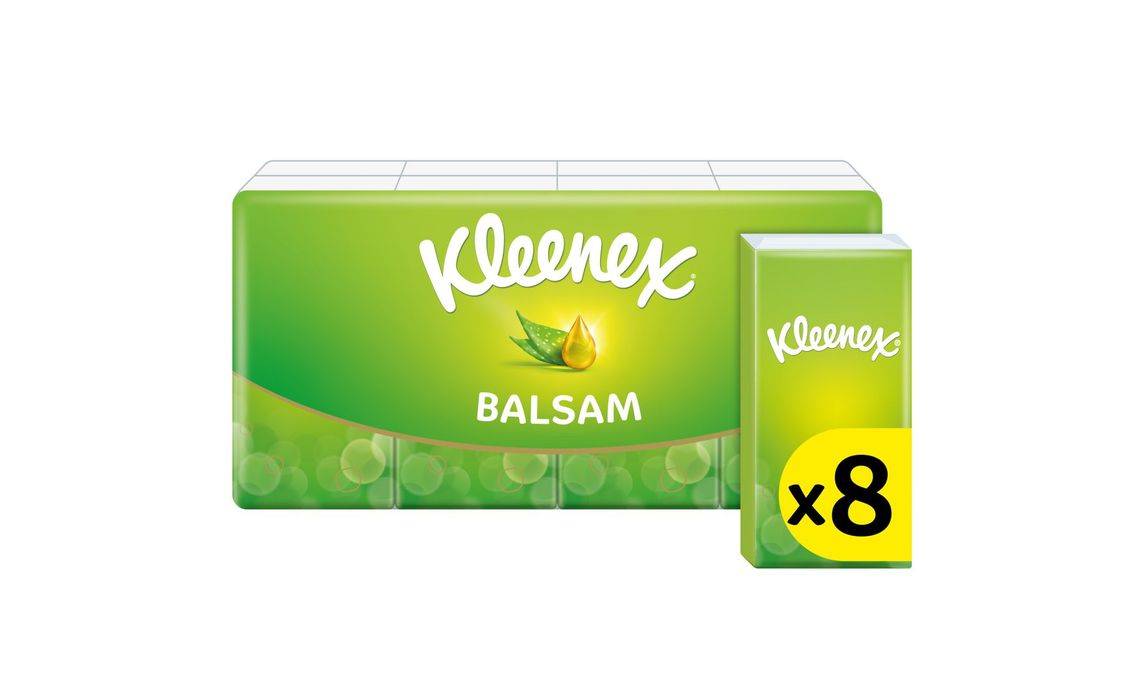 Kleenex 8 Pocket Tissues with Aloe Vera & Vitamin E (383139)