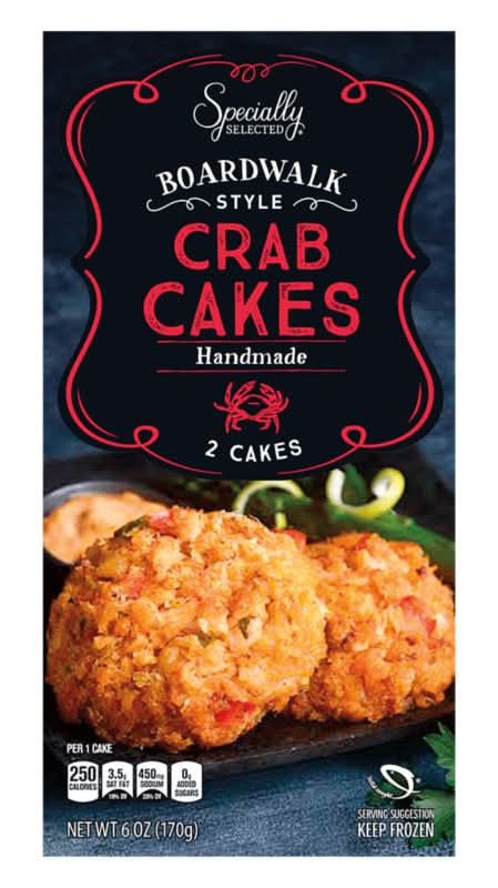 Specially Selected Crab Cake, Boardwalk Style (6 oz, 2 ct)
