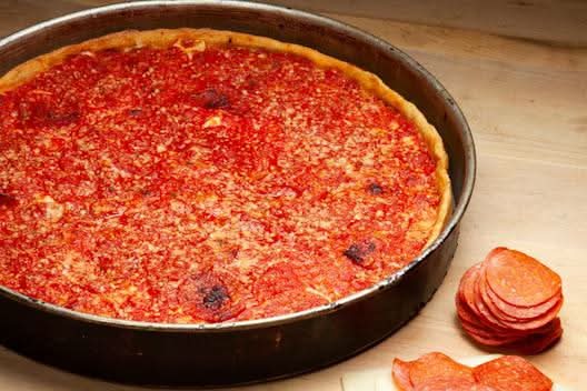 Medium - Deep Dish Pepperoni