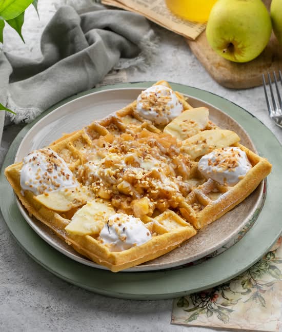 Zimt-Äpfel  mit Nüssen