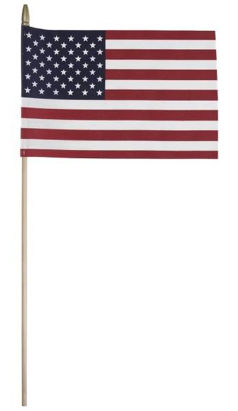 Valley Forge U.S. Stick Flag, 8" x 12"