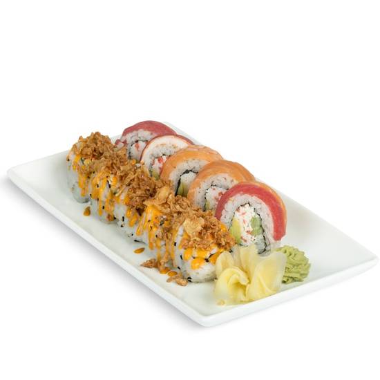 Duo Combo - Rainbow & Crunchy CA Roll