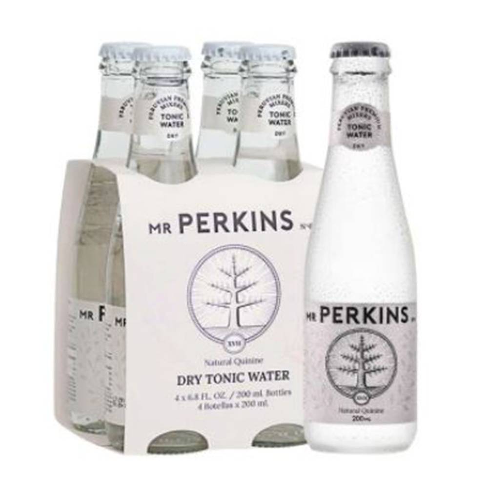 Mr perkins dry tonic water (4 u x 200 ml c/u )