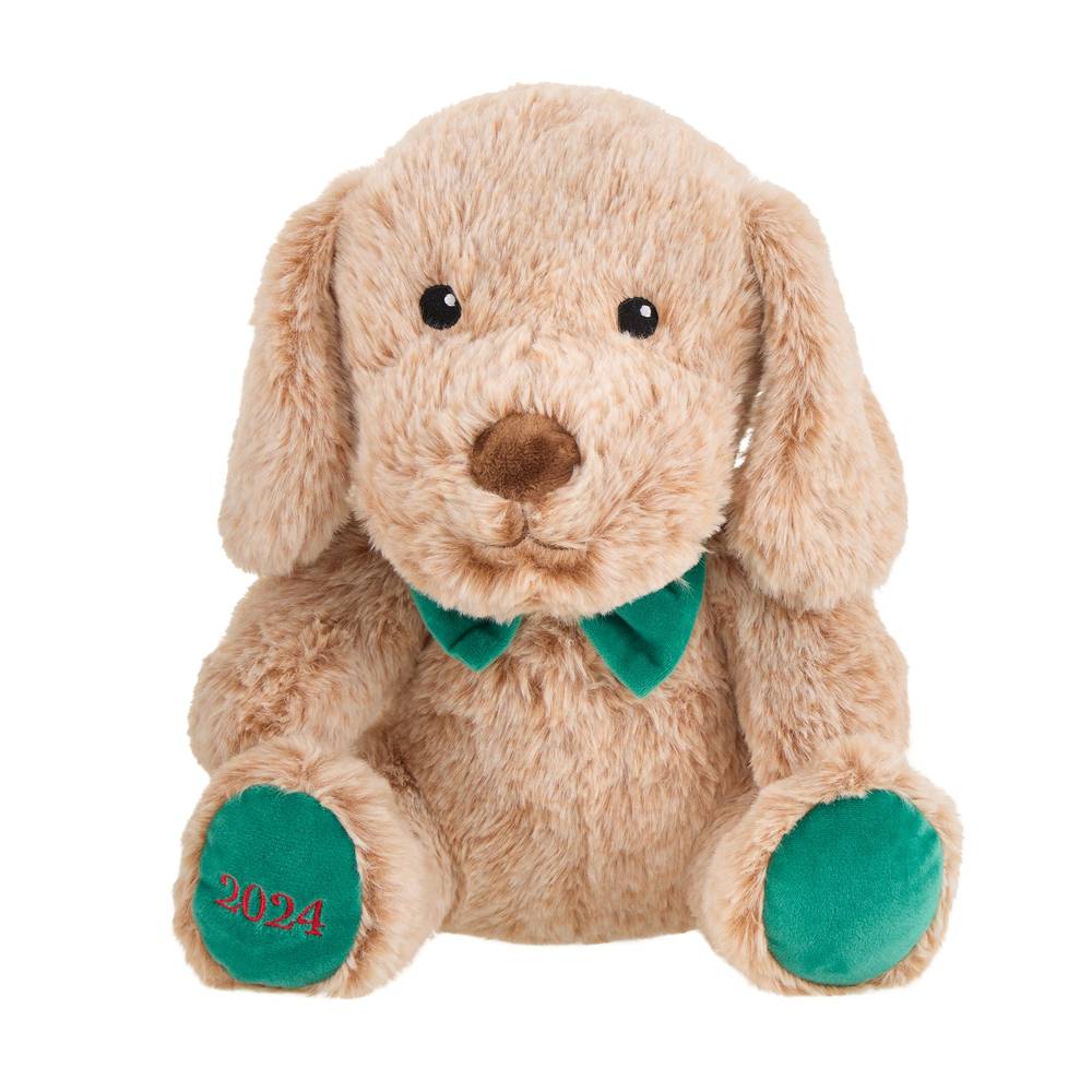 PetSmart Charities Chance & Friends Chance Holiday Plush Dog Toy, Brown