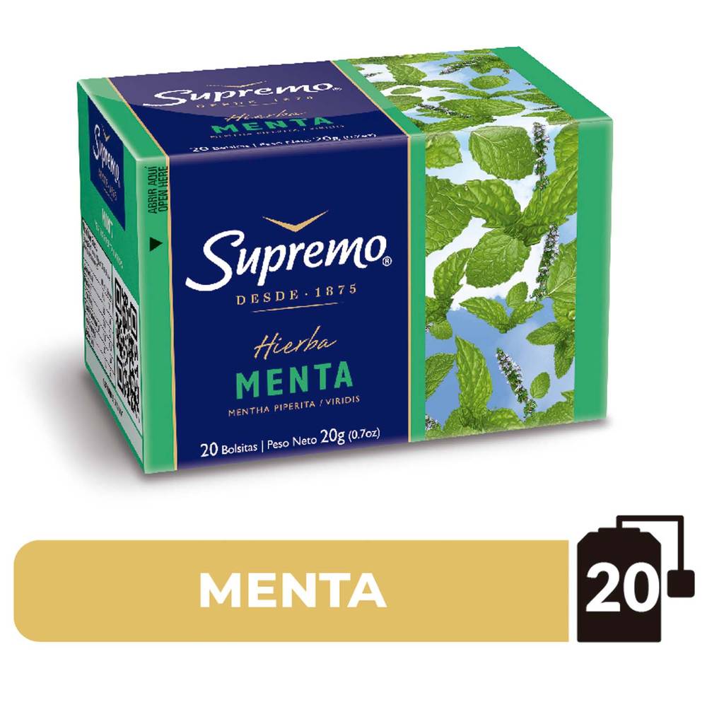 Supremo · Infusión menta (20 un)