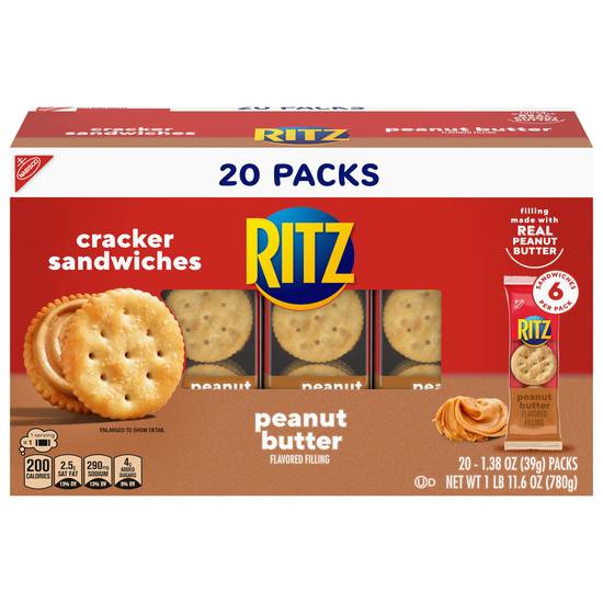 Ritz Peanut Butter Sandwich Crackers