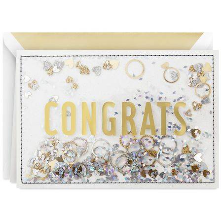 Hallmark Congrats Wedding Card, 5 in x 7 in