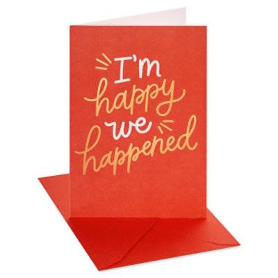 American Greetings I'm Happy We Happened Valentine's Day Card - Each