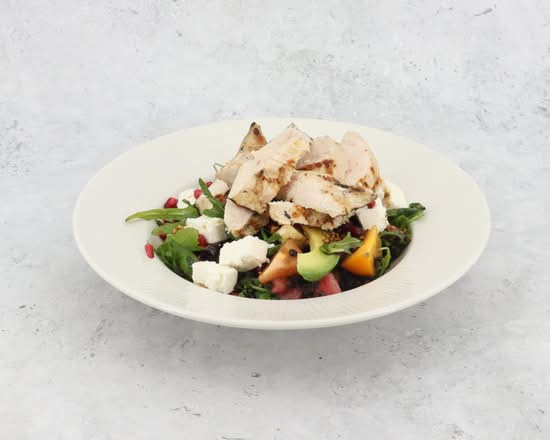 FETA & PICKLED WATERMELON SALAD WITH CHICKEN