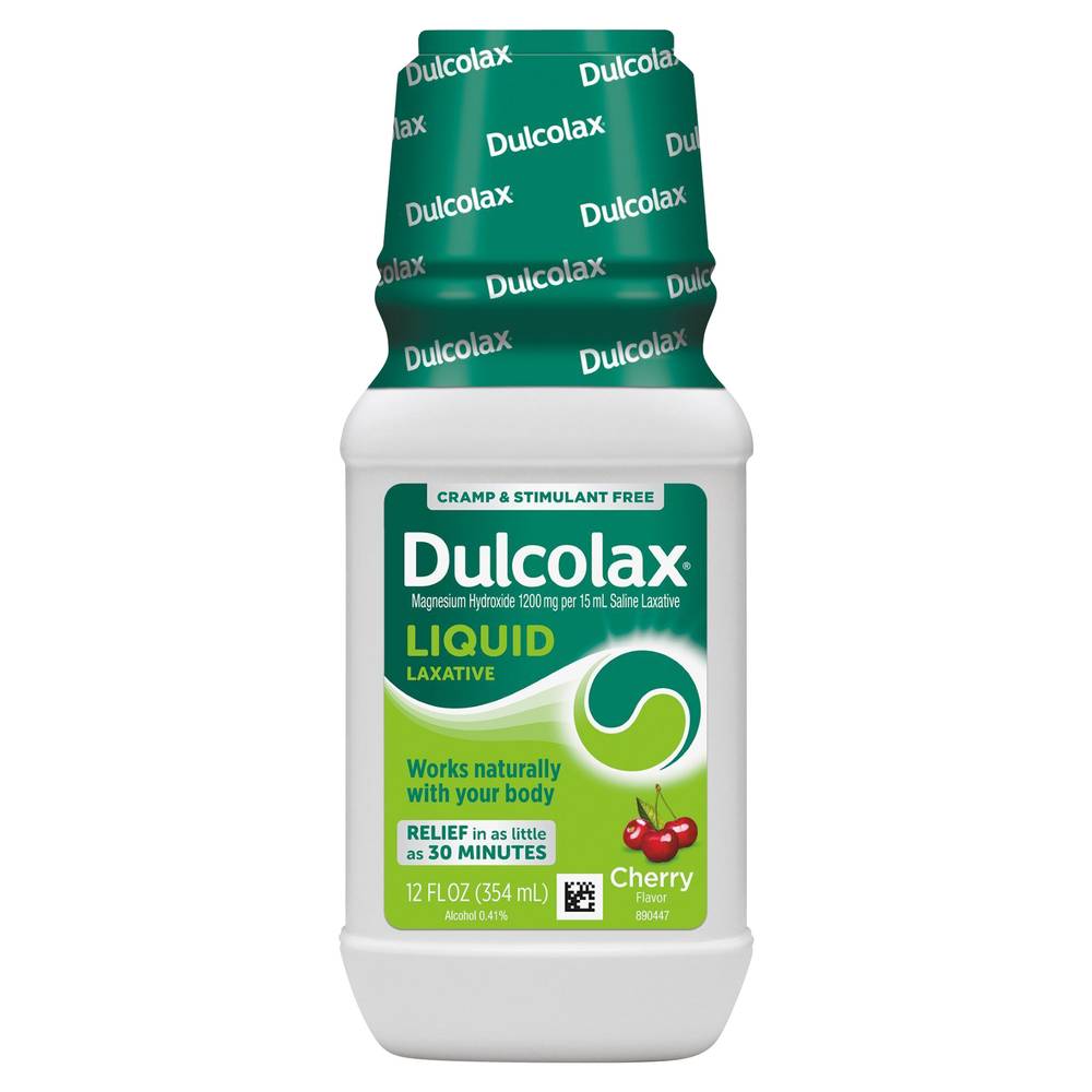 Dulcolax Magnesium Hydroxide Cherry Flavored Liquid Laxative