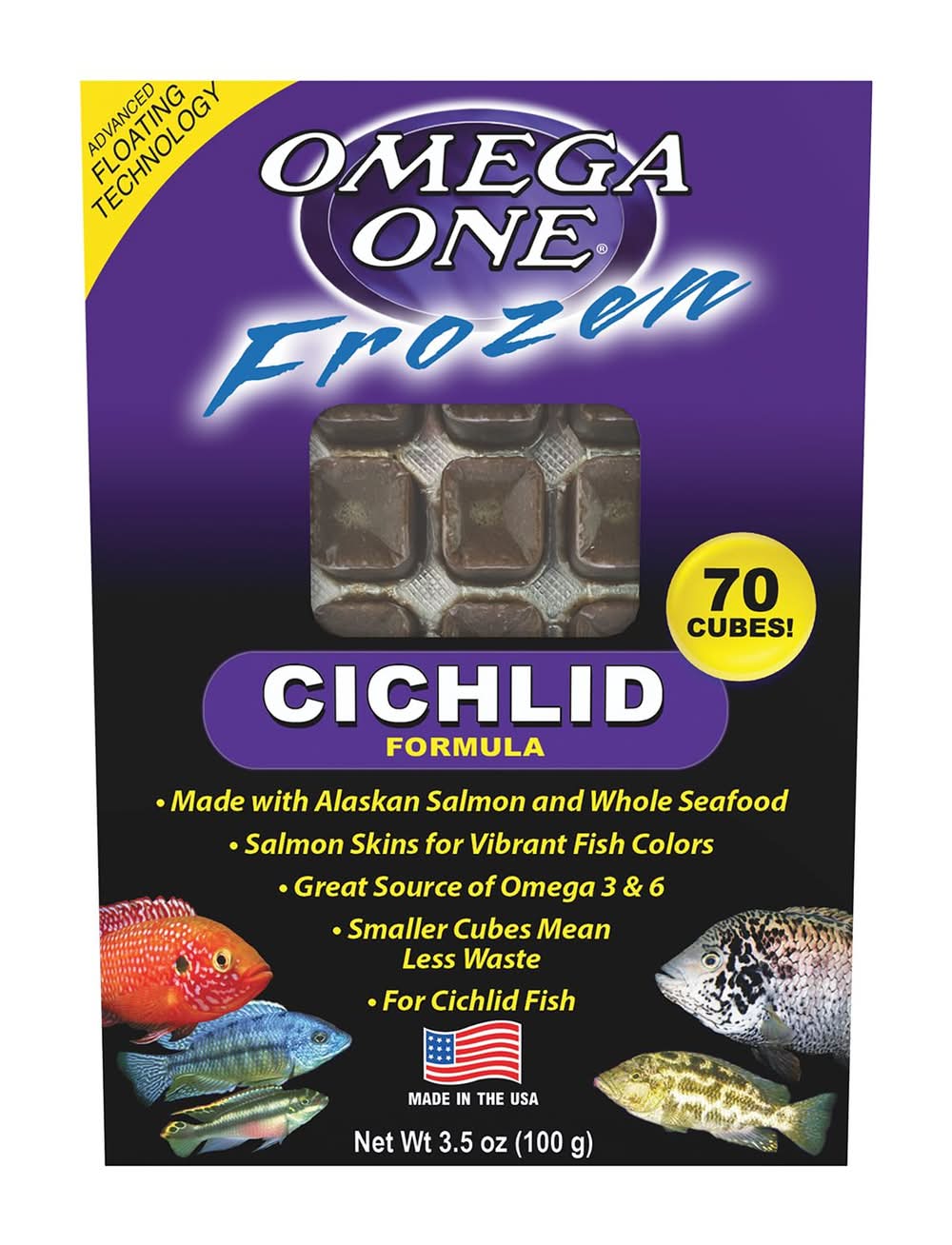 Omega™ One Cichlid Food (Size: 3.5 Oz)