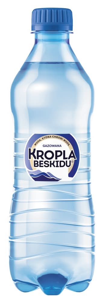 Woda mineralna Kropla Beskidu gazowana 500 ml butelka
