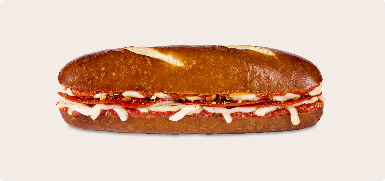 Pepperoni Pizza Pretzel Melt