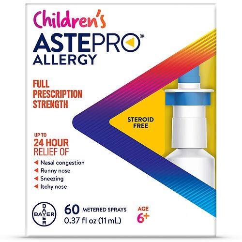 Astepro Children's Allergy Antihistamine Nasal Spray Medicine, 60 Dose - 0.37 fl oz