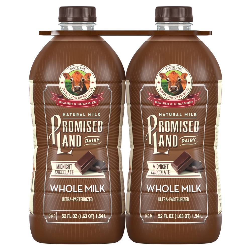 Promised Land Chocolate Milk, 52 fl oz, 2-count