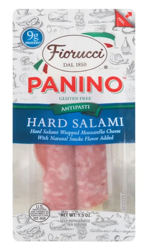 Fiorucci Panino Mozzarella Hard Salami