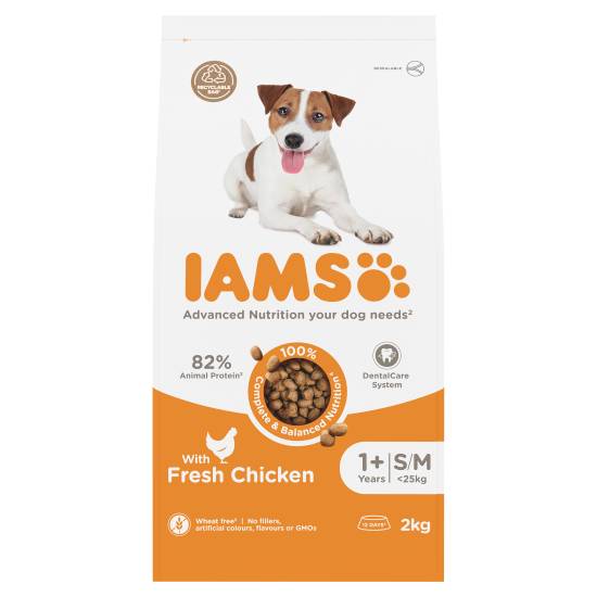 Iams Small & Medium Breed Fresh Chicken Adult Dry Dog Food