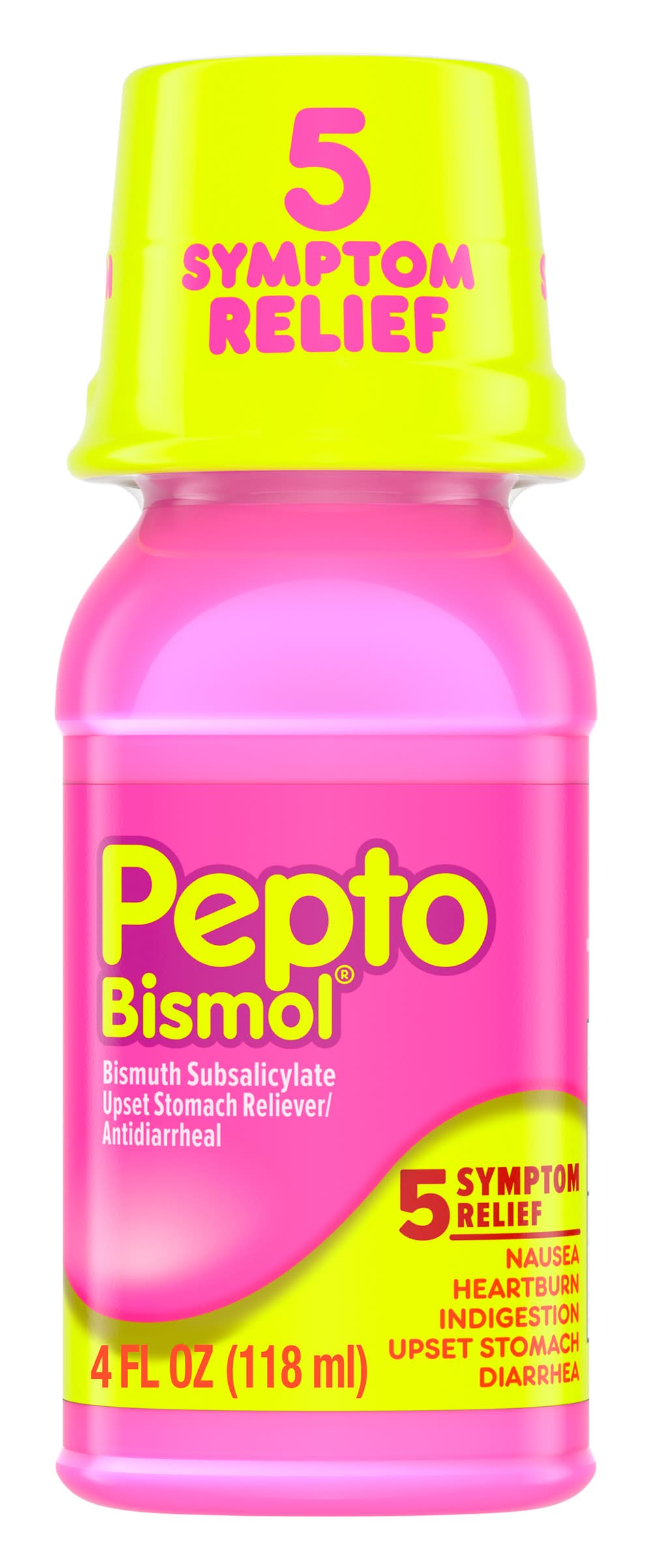 Pepto-Bismol Upset Stomach Reliever Liquid, Original (4 fl oz)