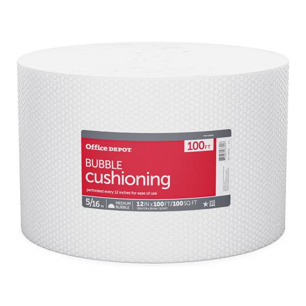 Office Depot Medium Bubble Cushioning, Clear