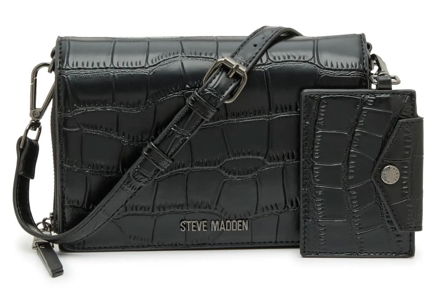 Steve Madden Miller Crossbody Bag (Black One Size)