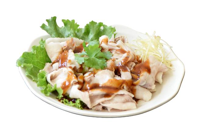 Sliced Pork with Garlic Sauce （蒜泥白肉）