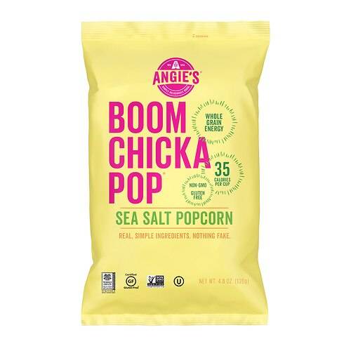 Angie's Boomchicka Popcorn Sea Salt - 4.8 oz