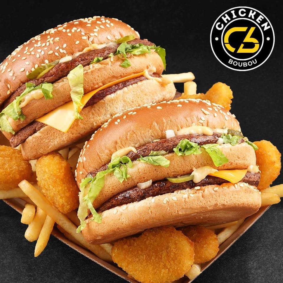 Menu Family Burger (2 Cheeses,2 Chickens et 4 Tenders)