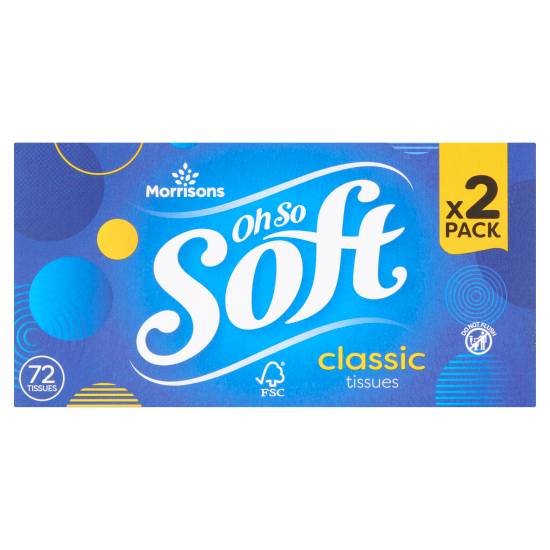 Morrisons Oh So Soft Classic Tissues (2 ct)