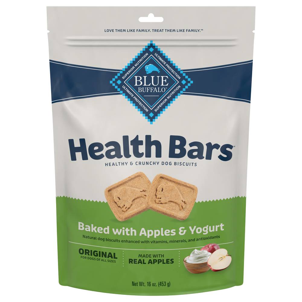 Blue Buffalo Health Bars Apples & Yogurt Dog Biscuits (16 oz)