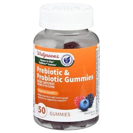 Walgreens Prebiotic & Probiotic Gummies