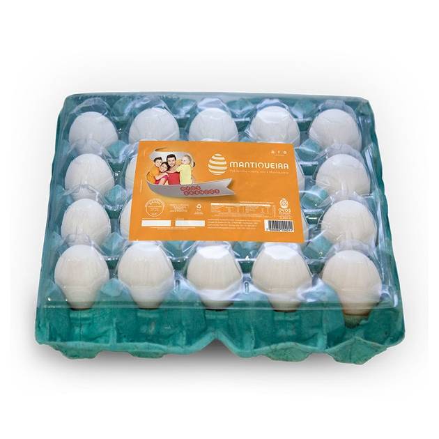 Mantiqueira ovos brancos grandes (20 un)