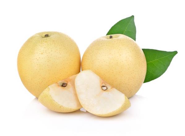Organic Asian White Pear 1 pear