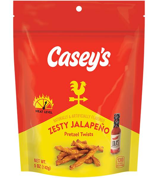Casey's Zesty Jalapeño Seasoned Pretzels 5oz