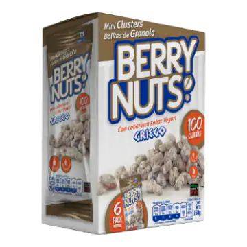 Berry nuts bolitas de granola con cobertura de yogurt griego (caja 150 g)