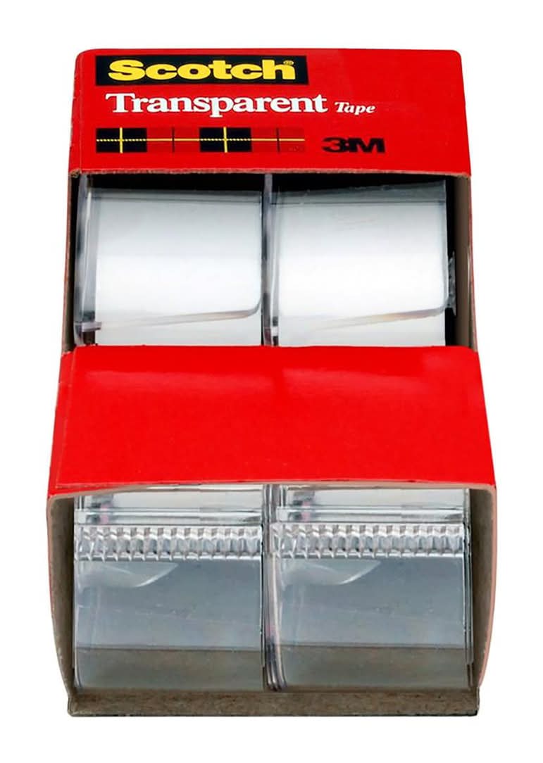 Scotch Transparent Tape Rolls 0.75" X 250" (1 oz)