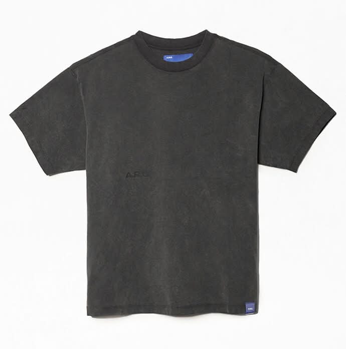 A.R.C. Black Vintage Wash Heavyweight Oversized T-Shirt Black L