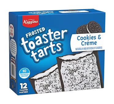 Kiggins Cookies and Cream Toaster Tarts