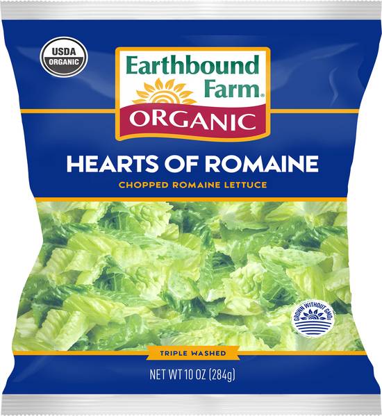Earthbound Farm Organic Hearts Of Romaine Chopped Romaine Lettuce