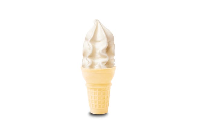 Plain Soft Serve Cone